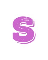 S in Pink Fine Art Print