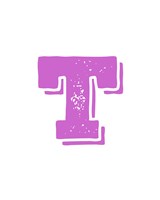 T in Pink Fine Art Print