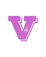 V in Pink Fine Art Print