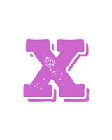 X in Pink Fine Art Print