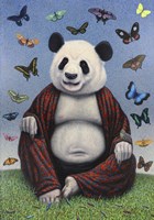 Panda Buddha Fine Art Print