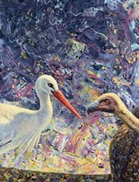 Living Between Beaks Fine Art Print