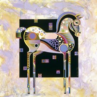 16" x 16" Horse Art