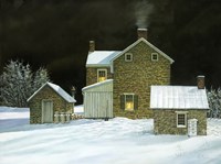 Door Yard Snow Fine Art Print