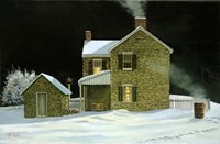 Warming Barrel Fine Art Print