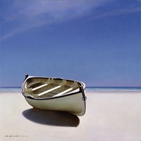 Beached Boat Fine Art Print