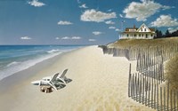 Beach House View Fine Art Print