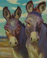 Just Looking Burros Fine Art Print