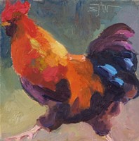 Stormin' the Hen House Fine Art Print