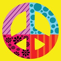 Peace Collage Fine Art Print