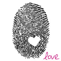 Love Thumbprint Fine Art Print