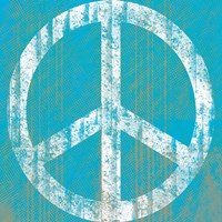 Aqua Peace Framed Print