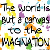 The World Is But A Canvas by Louise Carey - various sizes, FulcrumGallery.com brand
