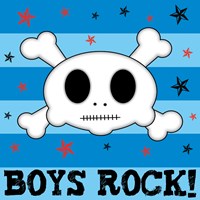 Boys Rock Fine Art Print