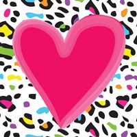 Leopard Heart 1 Fine Art Print