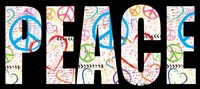Peace Graffiti - Color Fine Art Print