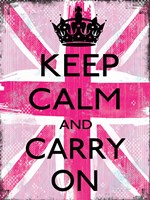 Keep Calm And Carry On 2 Fine Art Print