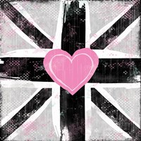 Union Jack Heart I Fine Art Print