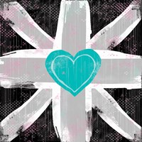 Union Jack Heart II Fine Art Print
