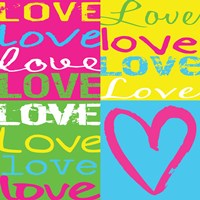 Love Squares Fine Art Print