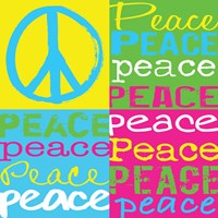 Peace Squares Fine Art Print