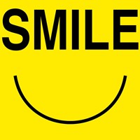 Smile - Yellow Fine Art Print