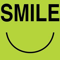 Smile - Green Fine Art Print