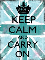 Keep Calm And Carry On 4 Fine Art Print