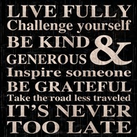 Live Fully 13 Fine Art Print