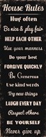House Rules 3 Fine Art Print