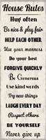 House Rules 4 Fine Art Print