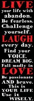 Live Laugh Love 1 Framed Print