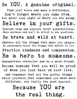 Be Genuine 1 Fine Art Print