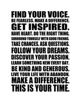 Find Your Voice 1 Fine Art Print