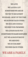 We are a Family 1 Fine Art Print