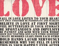 Fall In Love Fine Art Print