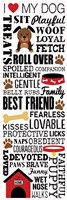 I Love My Dog 1 Fine Art Print
