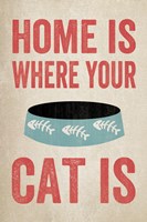 Home is Where Your Cat Is 1 Framed Print