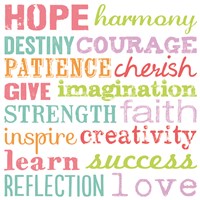 Hope Harmony Destiny Framed Print