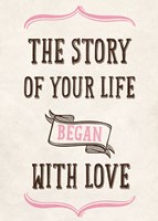 The Story of Your Life Fine Art Print