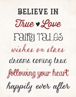 Believe in True Love Fine Art Print