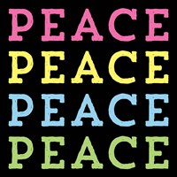 4 Peace Fine Art Print