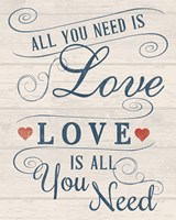 All You Need is Love Fine Art Print