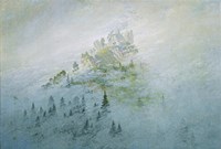 Mountain in the Fog, Staatliche Museen Heidecksburg, Rudolstadt, Germany Fine Art Print