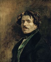 Delacroix, Self-Portrait Fine Art Print
