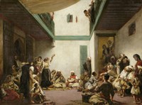A Jewish Wedding in Morocco, 1839 Fine Art Print