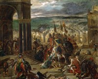 Constantinople Taken by the Crusaders, 1204 Fine Art Print