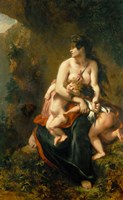 Medea Kills Her Children, 1838 Fine Art Print