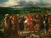 Arab Comedeans, 1848 Fine Art Print