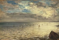 The Sea at Dieppe, 1851 Fine Art Print
